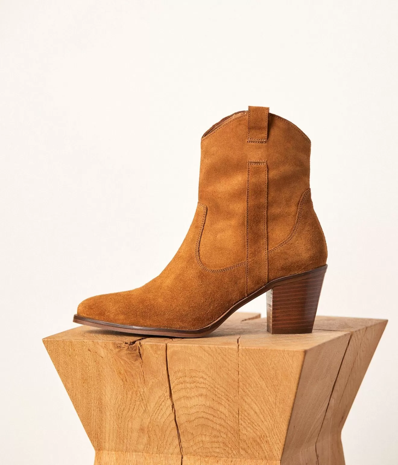 Mellow Yellow Boots& Bottines^Boots Western Camel Doriane