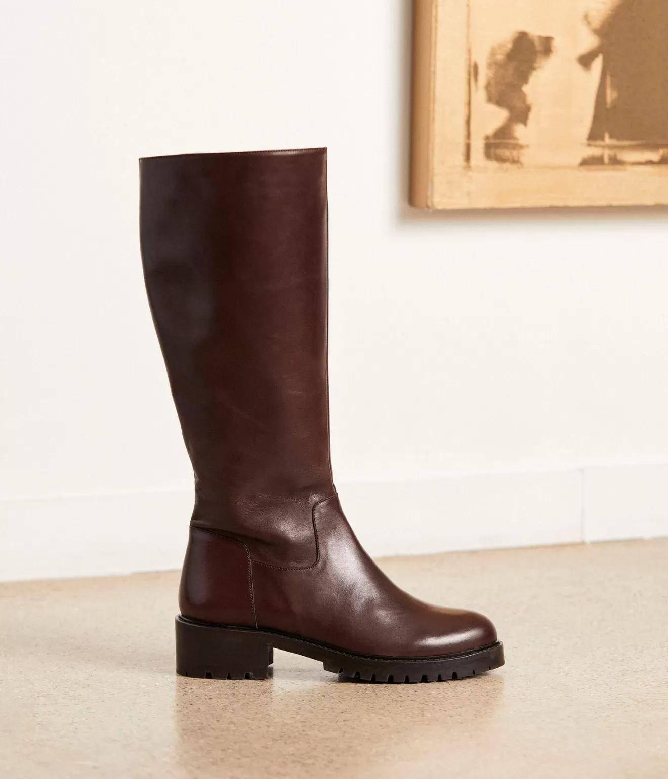 Mellow Yellow Bottes^Bottes Cuir Choco Leandro