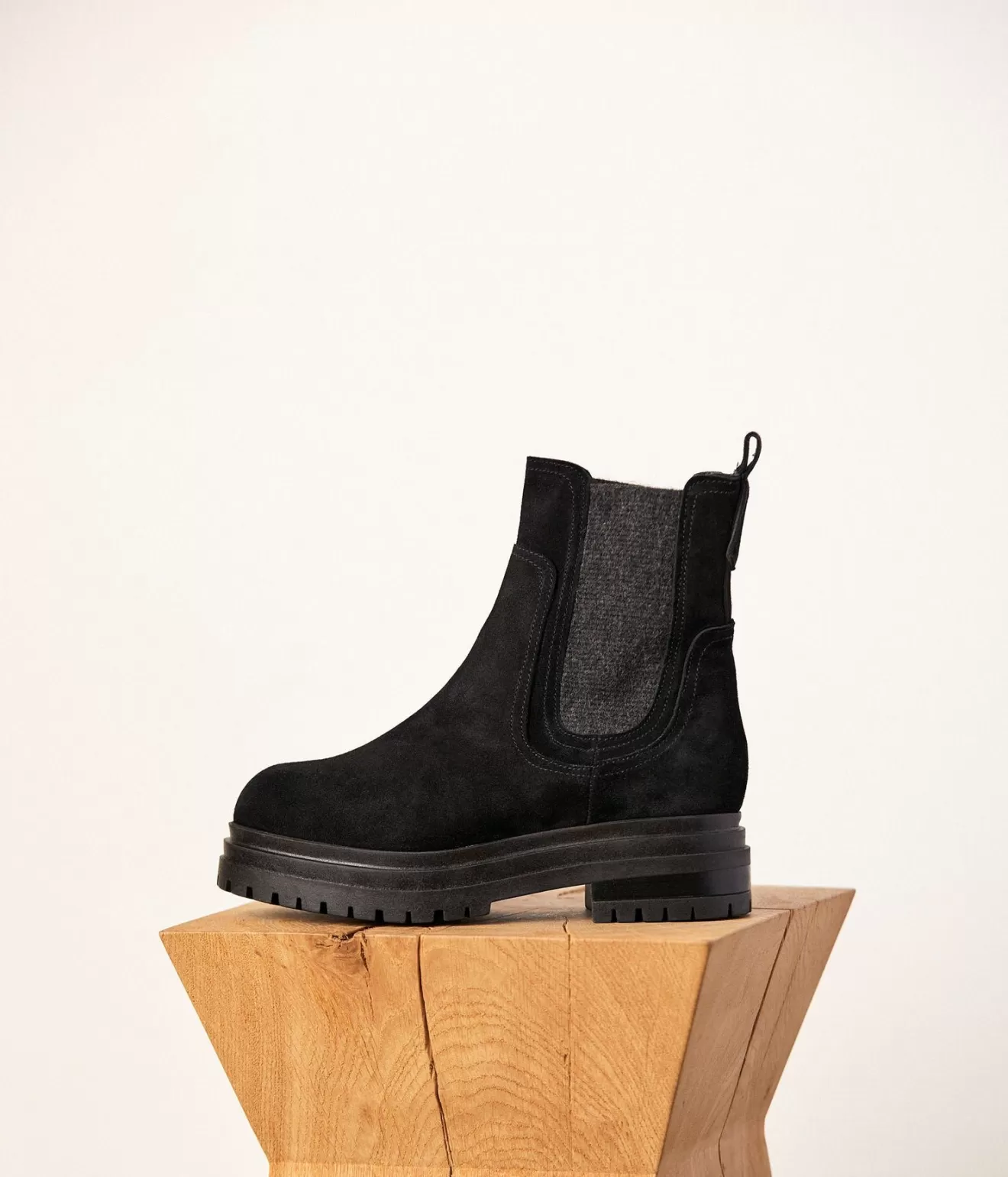 Mellow Yellow Boots& Bottines^Chelsea Boots Noires Corane