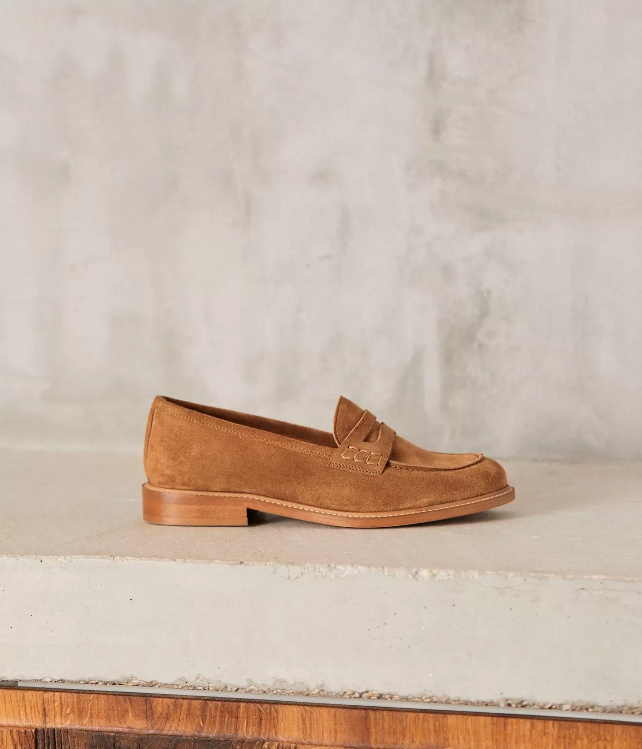 Mellow Yellow Derbies& Mocassins^Mocassins Velours Camel Angella